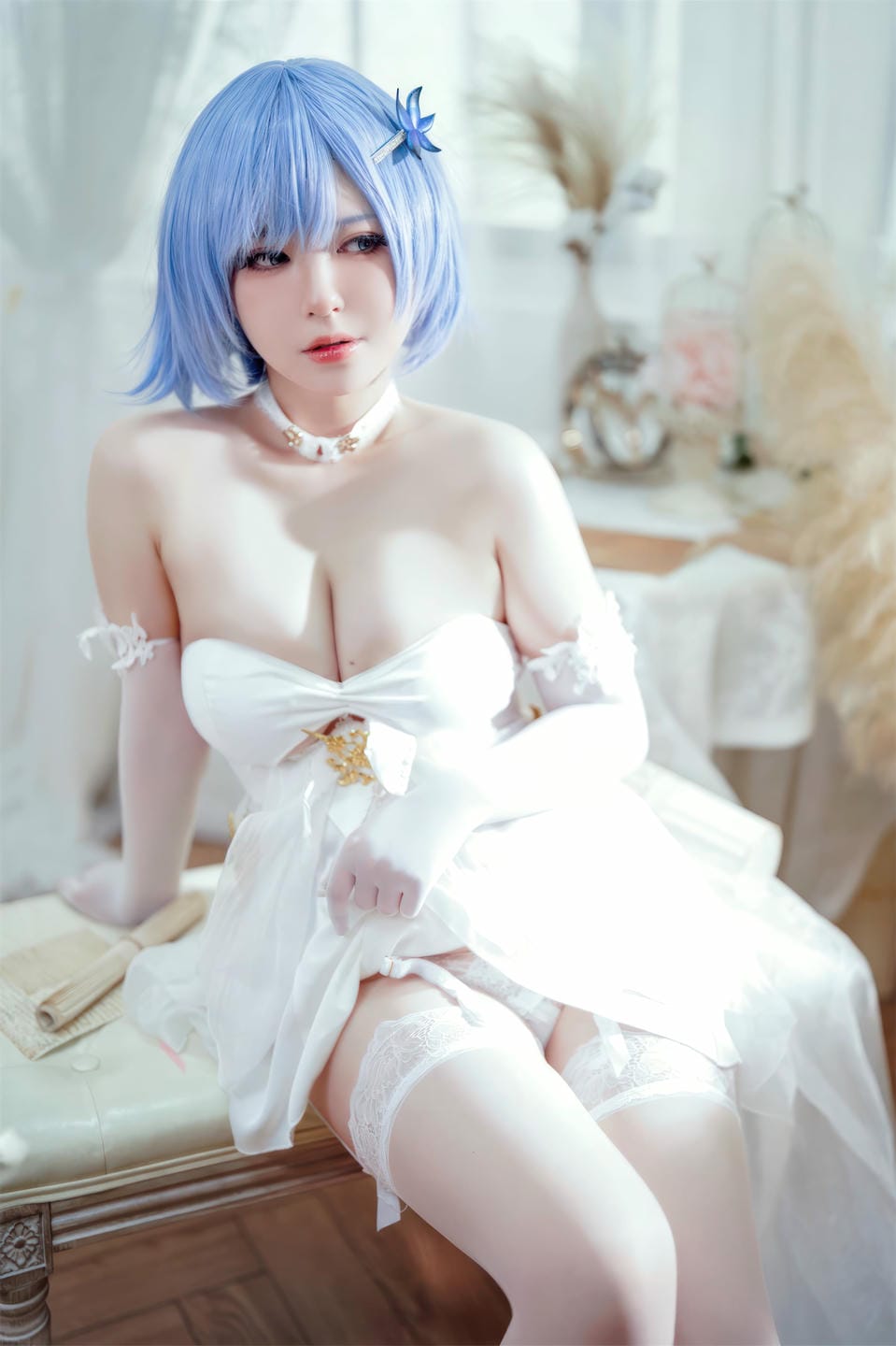 半半子 - 碧蓝航线 恰巴耶夫 白骑兵的旋律 礼服 [64P2V-306M] 1 (32).jpg